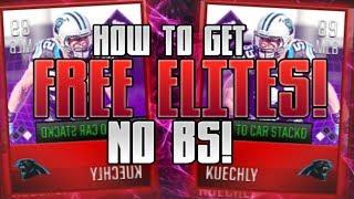 BEST WAY FOR FREE ELITES! MADDEN MOBILE 18! HOW TO GET FREE ELITE PLAYERS!