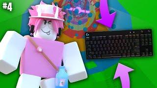 (NEW KEYBOARD) Tower of Hell but it's KEYBOARD ASMR... #4 *VERY CLICKY* #shorts