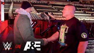 John Cena and Batista reminisce about WrestleMania main events: A&E WWE Rivals John Cena vs. Batista