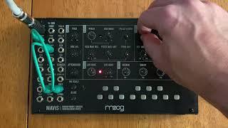 Composing a Tension Cue For TV Using The Moog Mavis