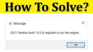 Fix Fortnite DX11 Feature Level 10.0 Is Required To Run The Engine Error On Fortnite Chapter 2