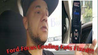 2001 ford focus zx3 solution to overheating due to cooling fans