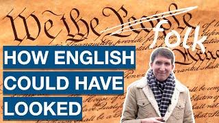 ANGLISH: English without the 'foreign' bits