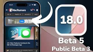 iOS 18 Beta 5 - What's new?