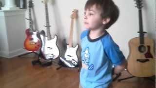 Cute Kid Sings Beatles' Sgt. Pepper's Lonely Hearts Club Band