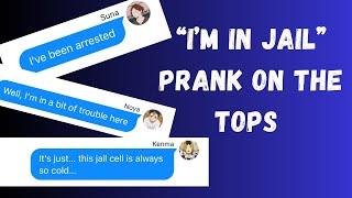 I'M IN JAIL PRANK on the Tops! | Haikyuu Text Story | Boyfriend Challenge