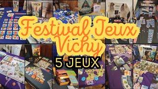 MA SELECTION DE 5 JEUX - VICHY 2024