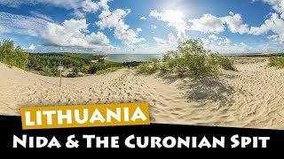 Nida, Lithuania - Exploring the Curonian Spit sand dunes and beach to the Russian border!