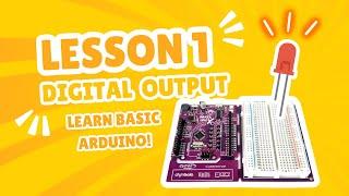 Learn Arduino: Digital Output & LED Control with Maker UNO X! #arduino #stemeducation