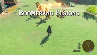 Boomerang Fusions in Tears of the Kingdom - You Might Be Underutilizing Them + Boomerang Barrier Tut