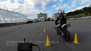 GYMKHANA GP 2020: Round 4 Heat 2 / Dima Lysenko / Kiev Ukraine / Honda CBR600RR / 00:54:51