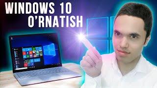 WINDOWS 10 O'RNATISH // KOMPYUTERGA WINDOWS 10 USTANOVKA QILISH //