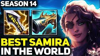 RANK 1 BEST SAMIRA IN SEASON 14 - AMAZING GAMEPLAY! | League of Legends