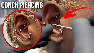 What is a CONCH PIERCING?️ Watch This!!  #earpiercing #piercing
