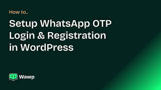 Setup WhatsApp OTP Login & Registration in WordPress (4/10)