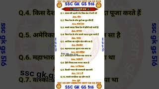 Most important GK GS questions for all competitive exam 2025 #rrbntpc #ssc #gk #sscgd #rpf #shorts