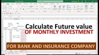 calculate future value of monthly investment formula excel