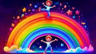 MIND-BLOWING Rainbow Colors DANCE PARTY for KIDS