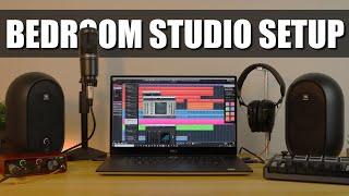 My BUDGET Bedroom Studio Setup 2020 | APARTMENT BEDROOM STUDIO | Music Studio Setup For Beginners!!