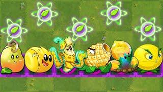 All YELLOW Plants Power-Up vs PvZ 2 Final Bosses Fight! - PvZ 2 Final Boss