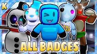 HOW TO GET ALL 10 BADGES + “BLUEMATEV2” BADGE IN FNAF NEW SKIN ROLEPLAY! | Roblox