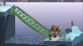 Poly Bridge Snow Drift 3-12 Dump Down, Dump Up