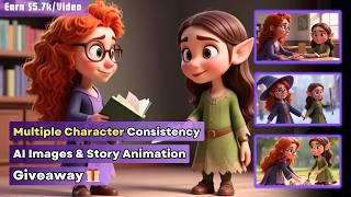 How to Create Multiple Consistent AI Characters for Story Animations!