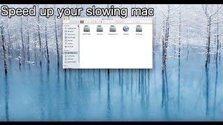 Extremely quick and very easy way to speed up any version of Mac for FREE!