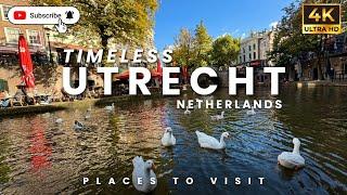 Explore Utrecht | A Captivating 4K Walking Tour of History and Charm