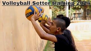 Volleyball Setter Training 2024 | volleyball training at home for beginners