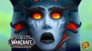 Azshara Death Cinematic: Eternal Palace Raid Ending - N'zoth Breaks Chains [WoW Lore]