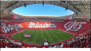 Ganzstadion - Choreo 125 Jahre FC Bayern München | Respekt vor den VfL Bochum Fans im Allianz Arena