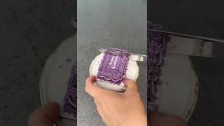 Slicing the mini sheet cake!! #cake #cakedecorating #shorts  #mini