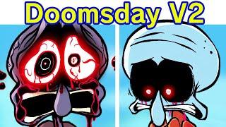 Friday Night Funkin' Doomsday Remastered V2 - Remix | Mistful Crimson Morning V2 (FNF Mod/Spongebob)