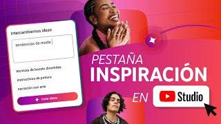 Pestaña Inspiración en YouTube Studio