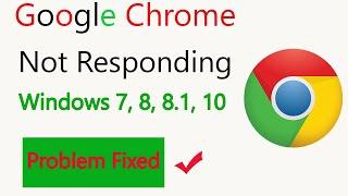 Google Chrome Not Responding in Windows 7/8/8.1/10