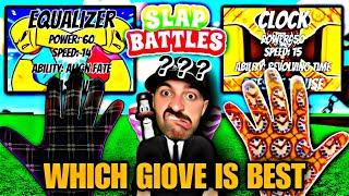 WHICH GLOVE IS BEST IN SLAP BATTLES | Roblox SLAP BATTLES