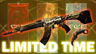 Valorant Limited Time Champions Vandal & Karambit