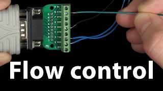 RS232 flow control