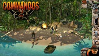 COMMANDOS 2 Men of Courage | The Guns of Savo Island - full gameplay walkthrough & commentary (HD)