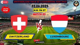  LIVE Switzerland Vs Luxembourg  Live Cricket Score & Updates | European Clash Ball-by-Ball Update
