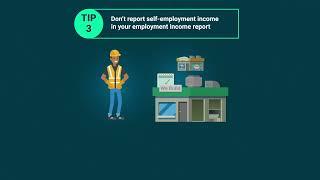 Top Tips for Reporting Your Employment Income - Arabic