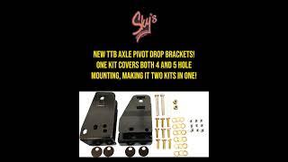 NEW DANA 50 TTB AXLE PIVOT DROP BRACKETS-UPGRADED! #skysoffroaddesign #obstruck #obs #obsford