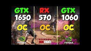 RX 570 vs. GTX 1650 vs. GTX 1060 Test in 8 Games