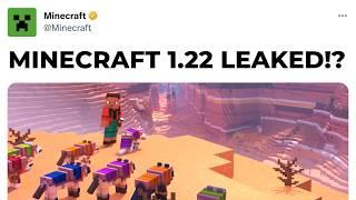 MICROSOFT JUST LEAKED MINECRAFT 1.22!?