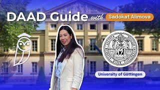 Top tips for applying to DAAD scholarship | Study in Germany | Sadokat Alimova