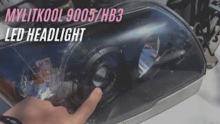 MYLITKOOL 9005/HB3 LED Headlight Bulbs Review, Installation | MYLITKOOL LED Headlight Kit All-in-One