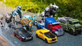 Transformers 5 (2017) The Last Knight Autobots Dinobots Vehicles Dinosaurs Dragon Car Robot Toys