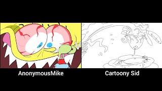 Spongebob Finally Snaps Part 2 (AnonymousMike vs Cartoony Sid)