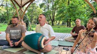 Mantra yoga in park - Kirill Gurin prabhu